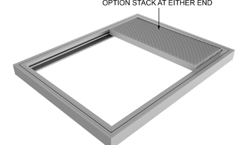 2. BLADES STACKED TO ONE END